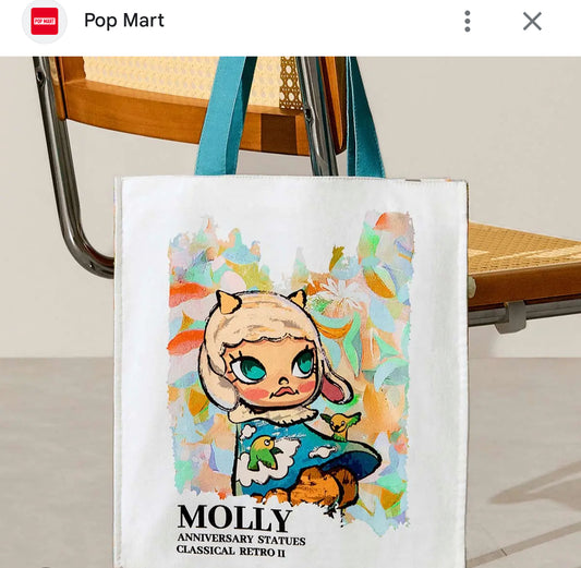 Molly Anniversary Statues Classical Retro II Canvas Tote